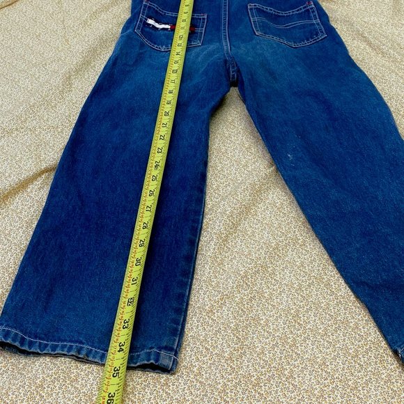 Vintage Kid’s Tommy Hilfiger Overalls Girls Throwback Retro Denim Outfit - Picture 13 of 15